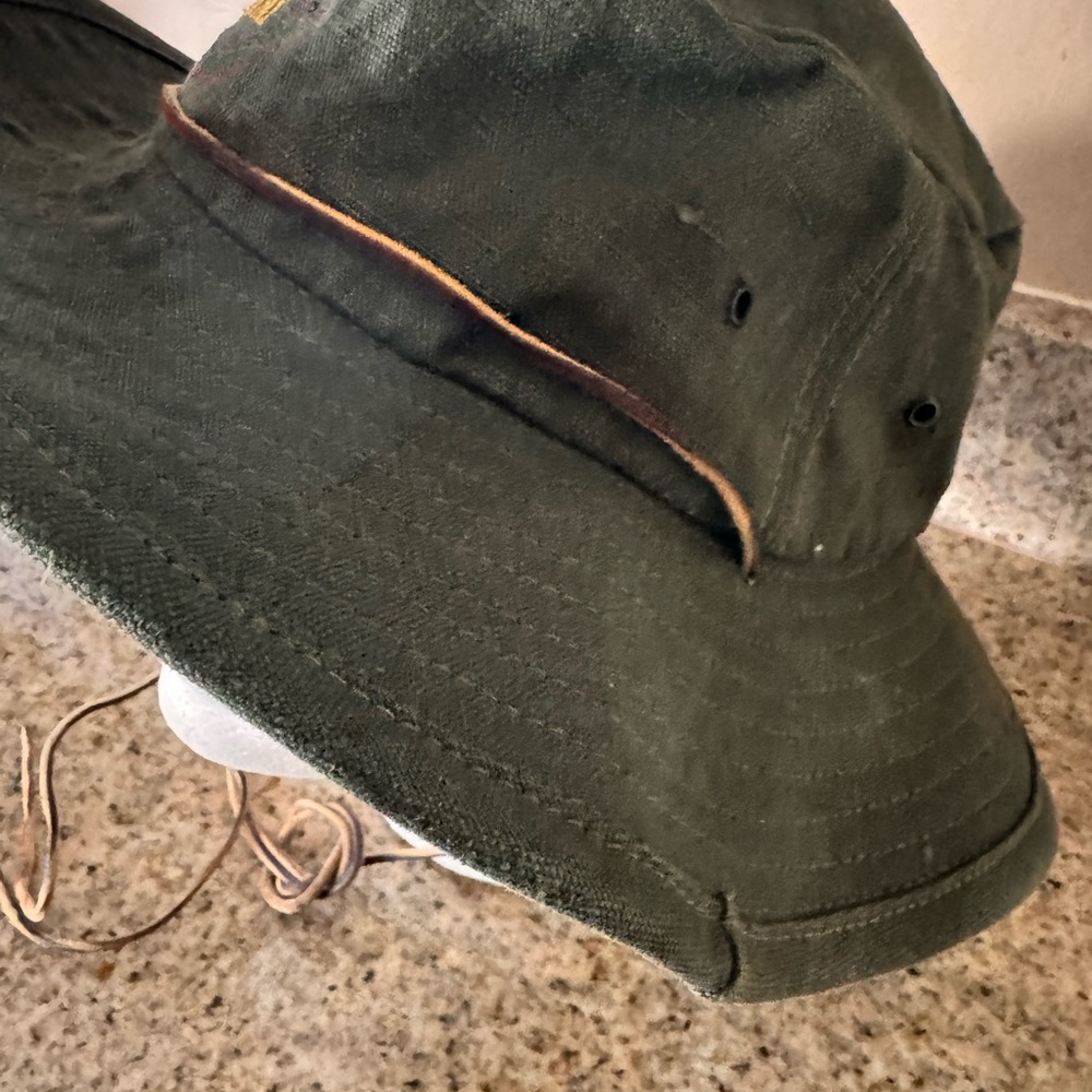 Vintage Pure Hemp Hat army green - Picture 8 of 9